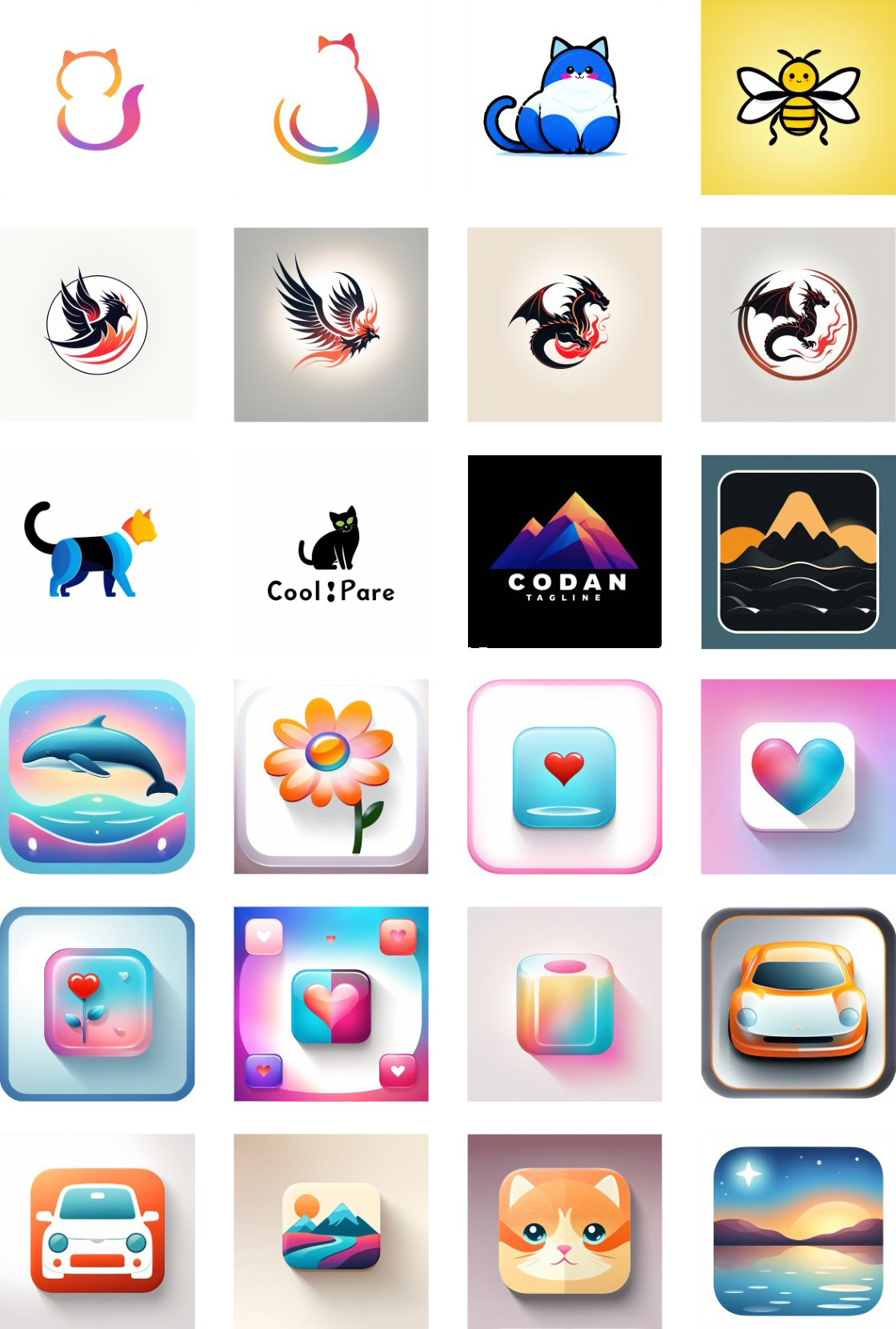 ai icons examples