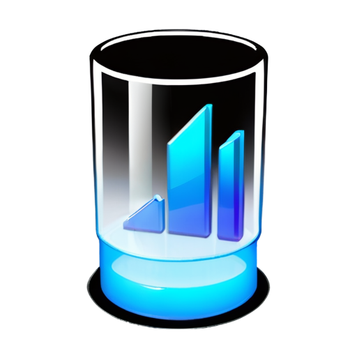 statistics and graph, write text "Estimators" - icon | sticker