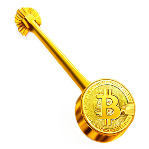 Club Gold Axe Bitcoin dollar - icon | sticker