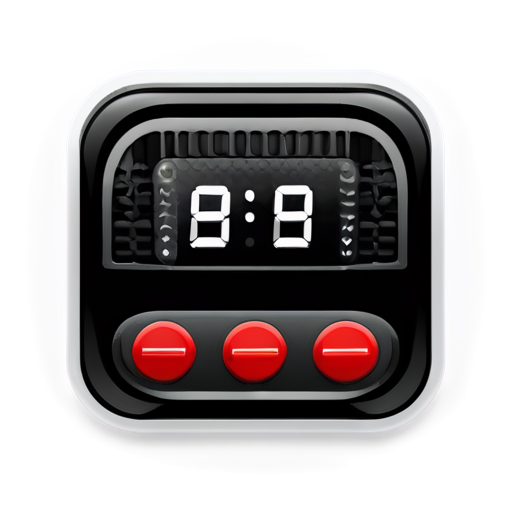 ios style, app icon, rounded corner, radio, flat - icon | sticker