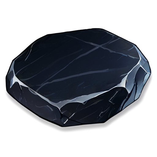 Obsidian stone cian - icon | sticker