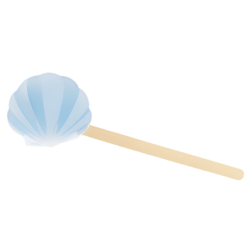 The magic wand and the shell of the figure - icon | sticker