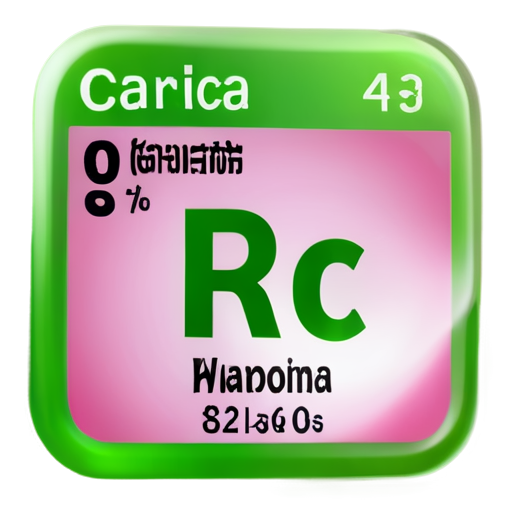 pink-green chemical element - icon | sticker