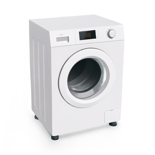 Washing machine icon on white background - icon | sticker