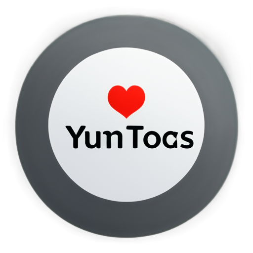 A round logo for my youtube channel for foods named "Yum vlogs and videos" - icon | sticker