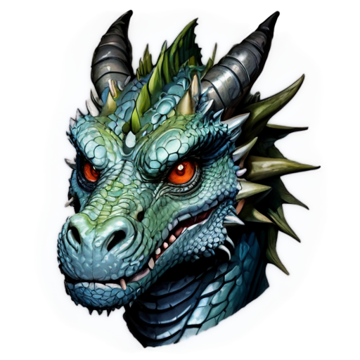 head dragon - icon | sticker