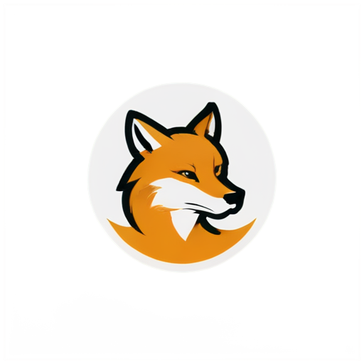 Basketball team logo Orion, fox - icon | sticker