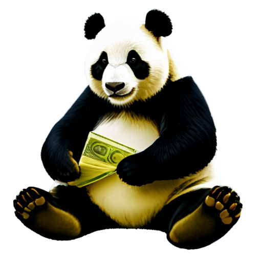 Panda payment system - icon | sticker