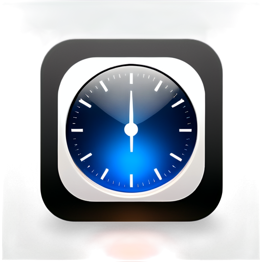 ios style, app icon, timer, rounded_corner - icon | sticker