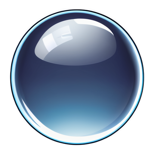 empty water ball - icon | sticker