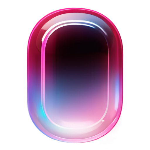 3d pink pill shine hyperrealism - icon | sticker