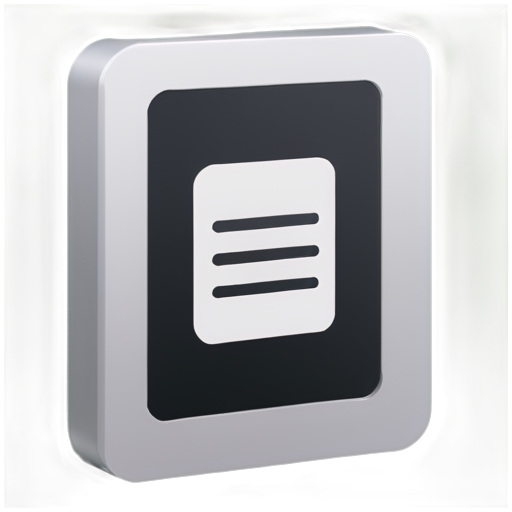 chat, book viewer, setting app icon for eink screen with black/white flat icon and huge style, list icons one by one, look on the top. 只有线条 - icon | sticker