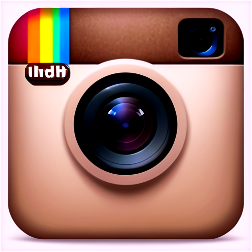 Instagram 3D icon - icon | sticker