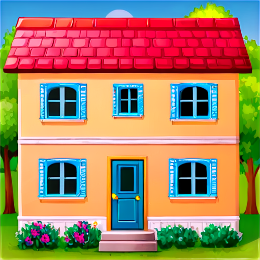 Pastili kids house - icon | sticker