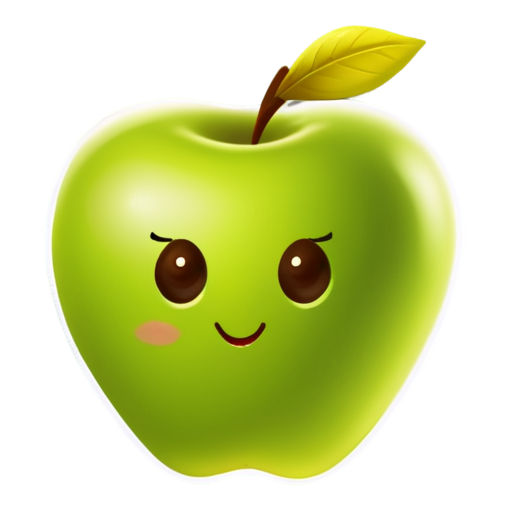 apple icon for 2d merge game for board of merge objects - icon | sticker