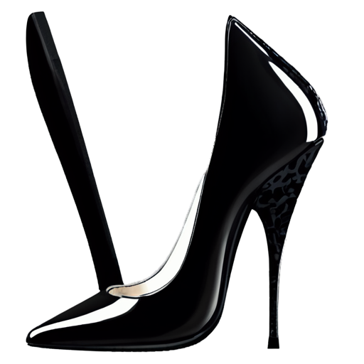 Medieval reach black stiletto - icon | sticker