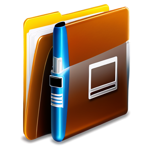 Folders, file manager - icon | sticker