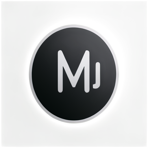 health app, make the Letter M looks like a black cat - icon | sticker