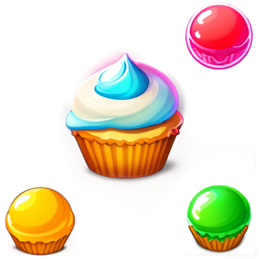 create icon for Sweet Rush game - icon | sticker