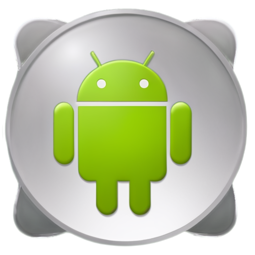 The icon should have a clean, modern style, without cartoonish elements. Include: Android icon - icon | sticker