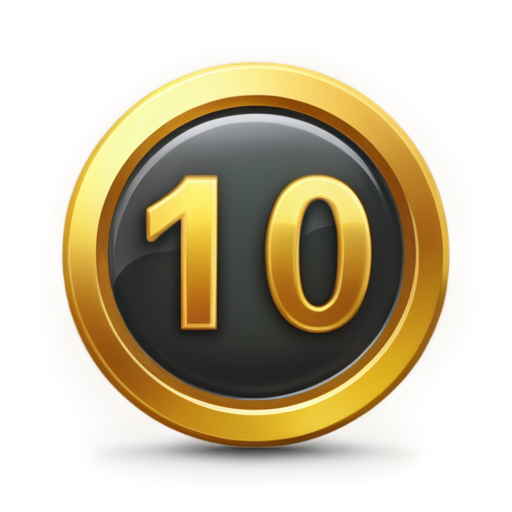 gold icon on transparent background. no percentage. - icon | sticker