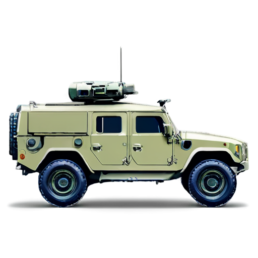 military one vehicle - icon | sticker