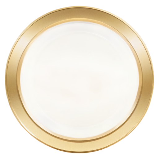 gold plate shiny - icon | sticker