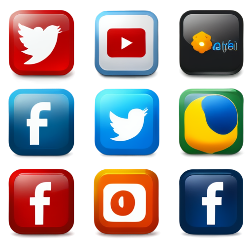 create icons for social networks - icon | sticker