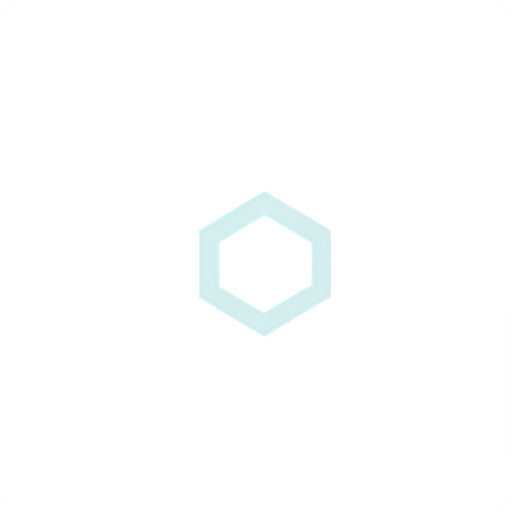 ProRiski hexagon crypto logo - icon | sticker