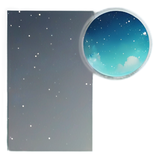 sky, galaxy, light background, soft shades - icon | sticker