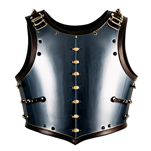 Medieval simple cloth cuirass, made of bondage - icon | sticker