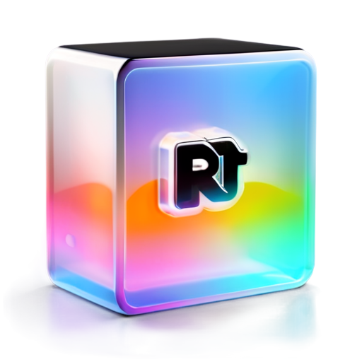 new shiny metal RIT logo - icon | sticker