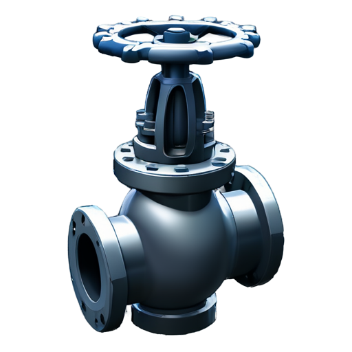 Create an icon of a globe valve used in industrial process - icon | sticker