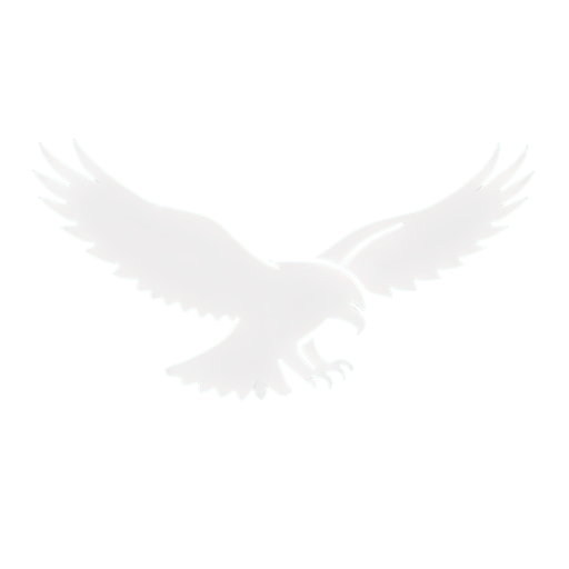 Create a logo for a software development business called SignalHawk Let it be the image of a hawk as a symbol of vigilance for signals from satellites in a minimalistic way - icon | sticker