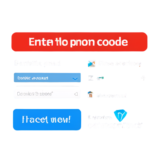 enter the promo code when opening an account on the website - icon | sticker