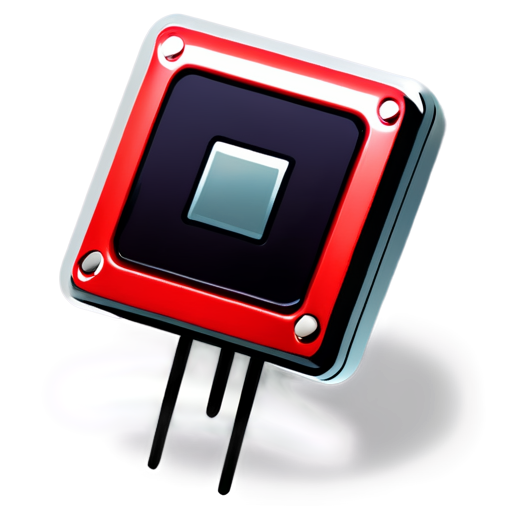 hardware CPU, png, 2d, 4:3 form - icon | sticker