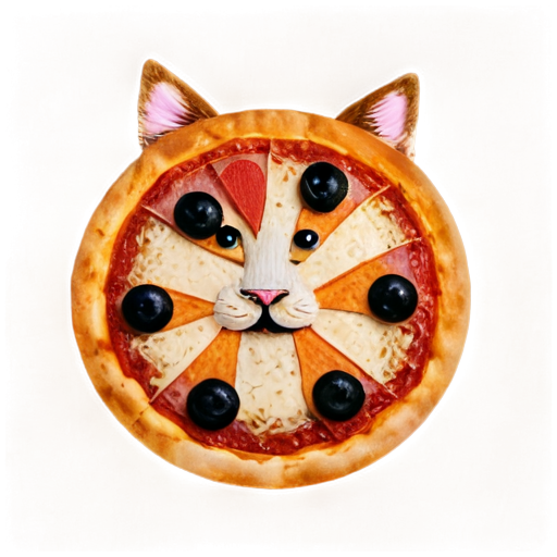 kitty pizza - icon | sticker