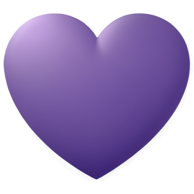 big violet bright heart - icon | sticker