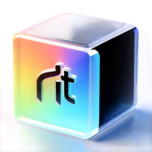 new shiny metal RIT logo - icon | sticker