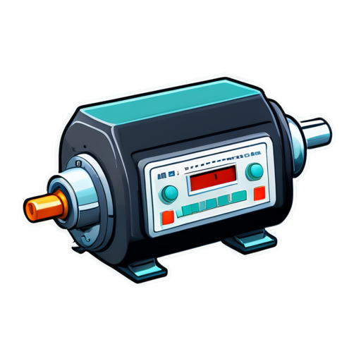 electrochemical generator - icon | sticker