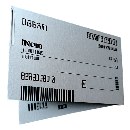 blank shopping receipt on transparent background - icon | sticker