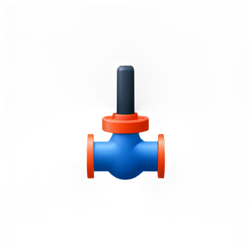 Create an icon of a globe valve used in industrial process - icon | sticker