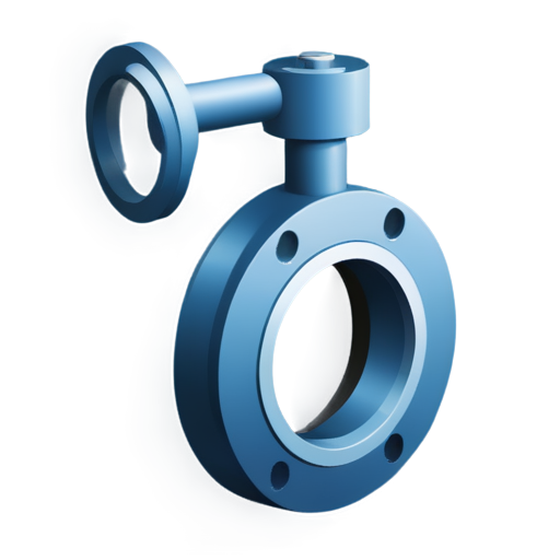 Create an icon of a butterfly valve used in industrial process - icon | sticker