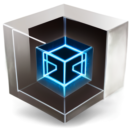 Four-dimensional hypercube - icon | sticker