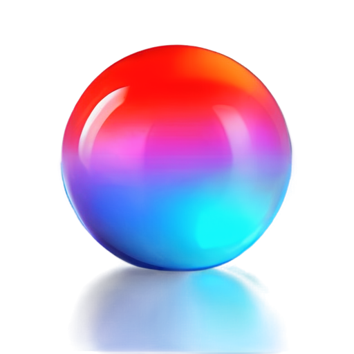 rainbow ball - icon | sticker