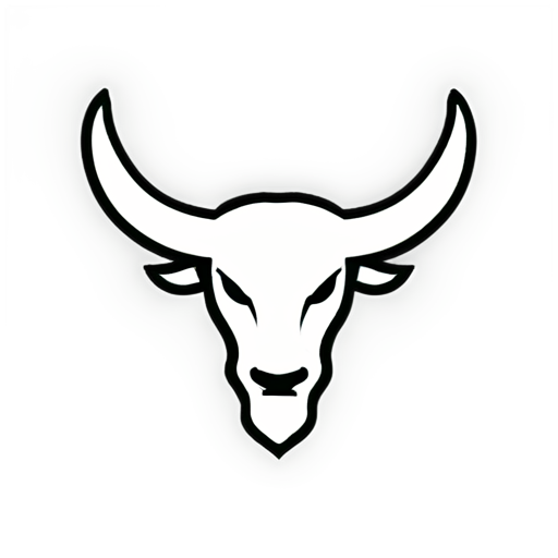 bull logo esports 1D - icon | sticker