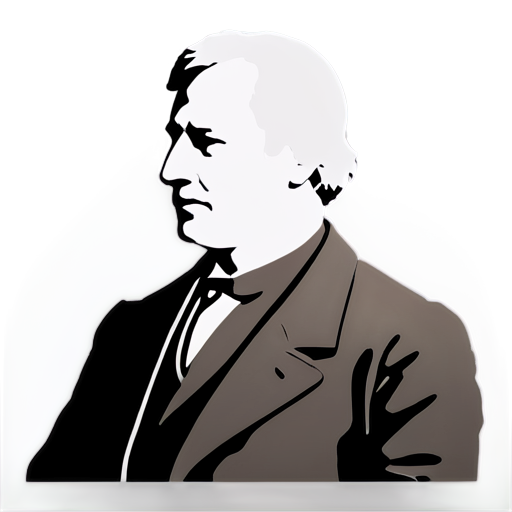 *Create an icon featuring a silhouette of three thinkers (Hegel, Feuerbach, Marx) with a question mark above, representing their theories on alienation.* - icon | sticker