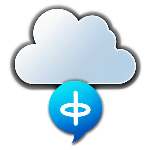 5G signal cloud system - icon | sticker