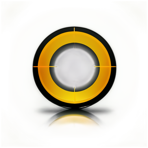 operation progress icon in yellow-orange colors - icon | sticker