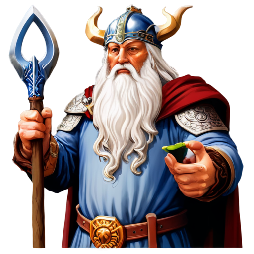 Odin the father of all gods. I use Odin for my several tools. they all has same common name of Odin. Icon can use his weapon - icon | sticker